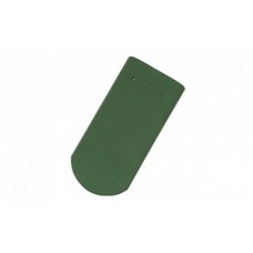 Керамическая черепица рядовая TONDACH Бобровка 41-темно-зеленый ангоб